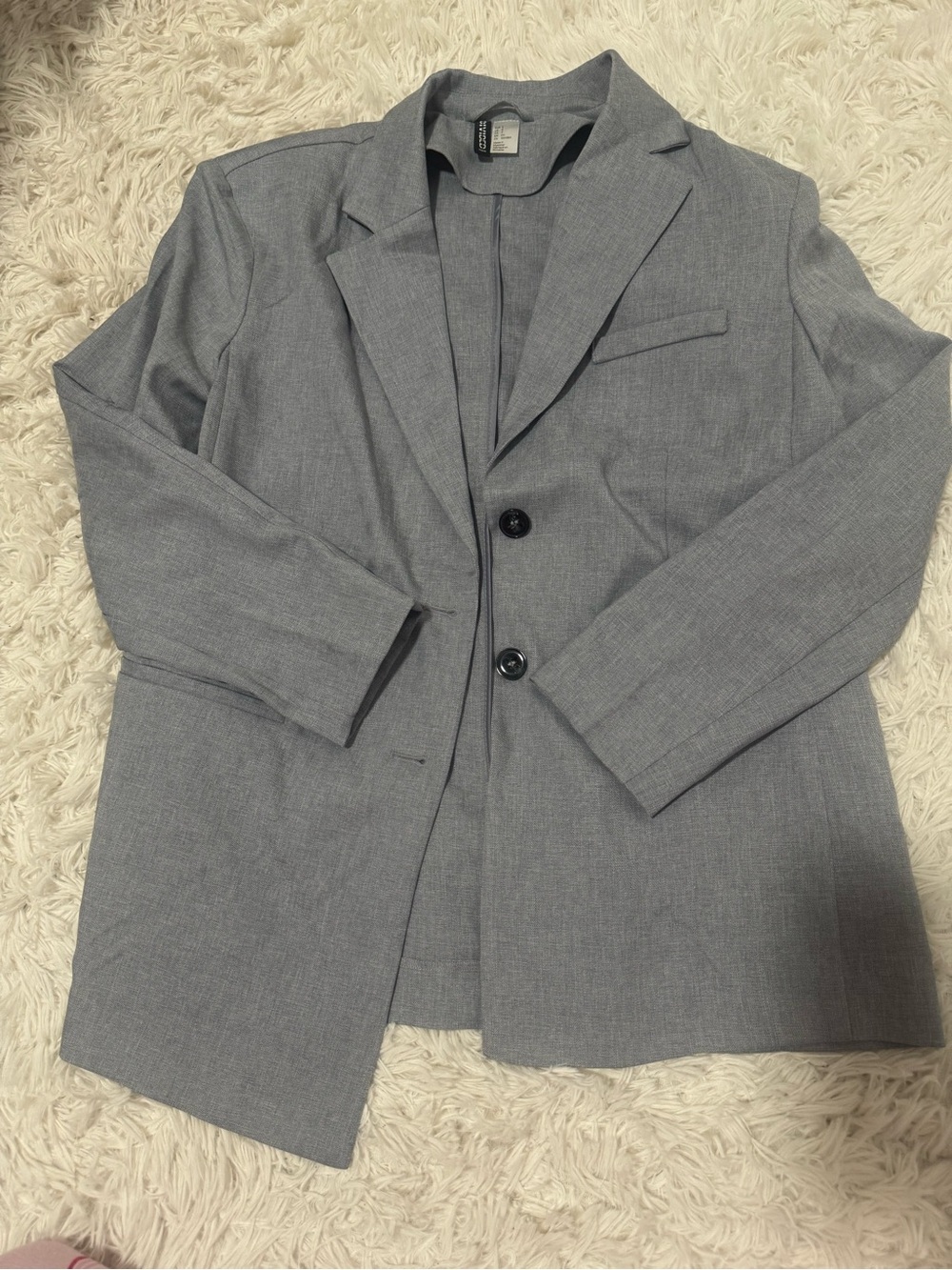 Gray blazer jacket